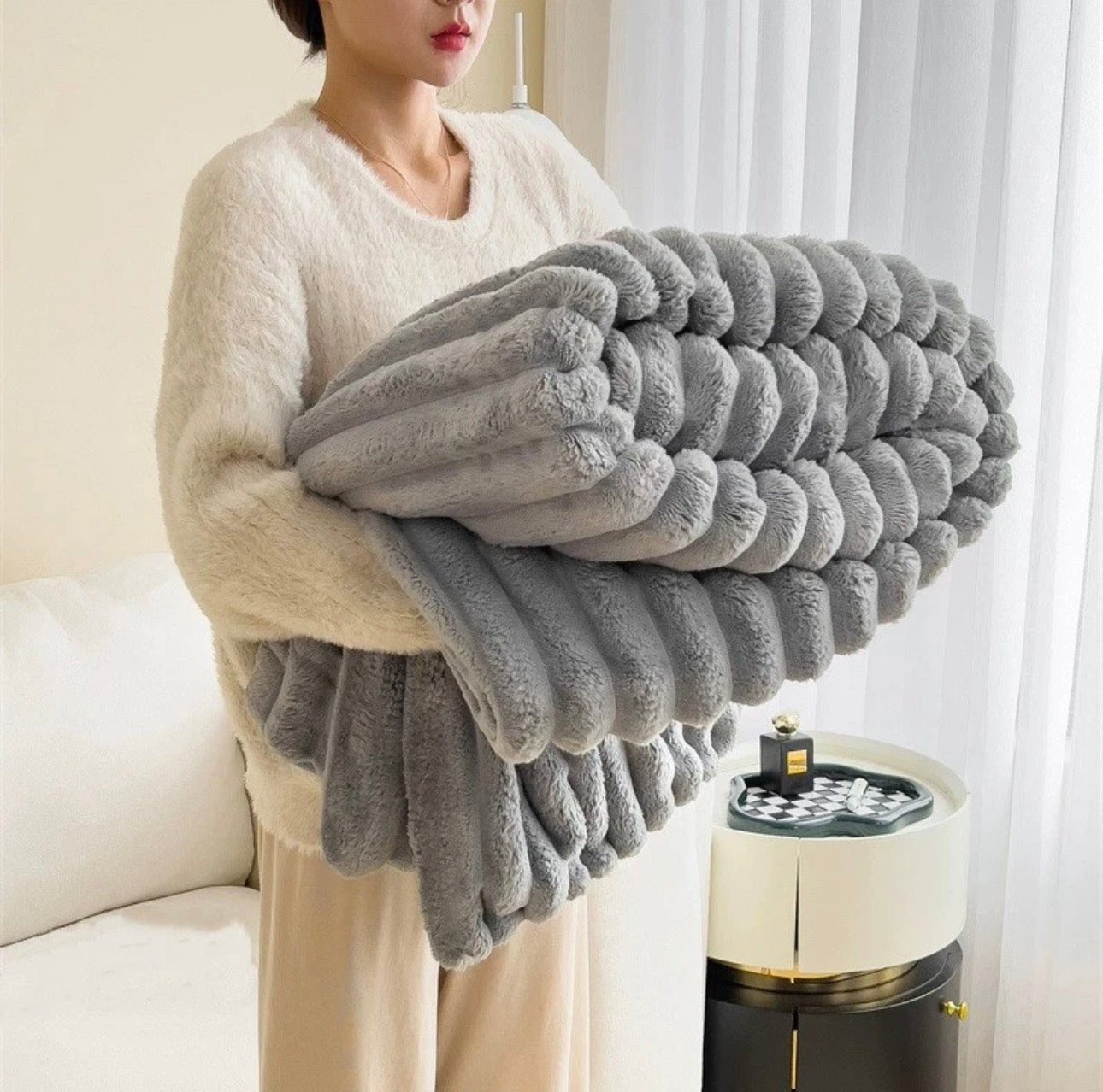 Luxe Fleece Throw