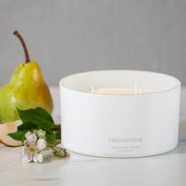Canningvale French Pear Soy Candle - Stella Frank