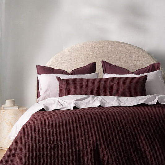 Luxury Cotton Waffle Blanket by Canningvale – Soft Neutral Bedroom Styling - Stella Frank