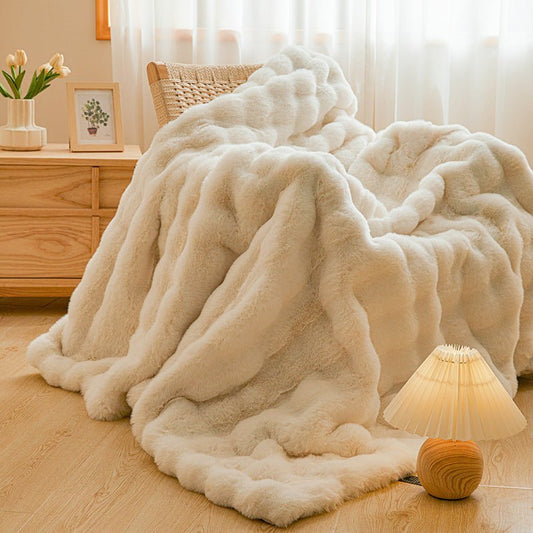 Plush Fleece Blanket – Ultra Soft Double - Sided Throw for Cozy Living - Stella Frank